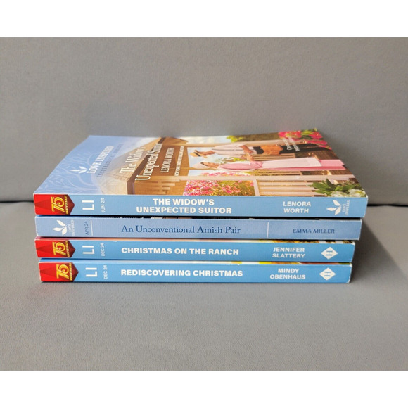 Love Inspired Inspirational Romance Christmas Books Paperback 2024 Lot of 4 - Picture 8 of 16